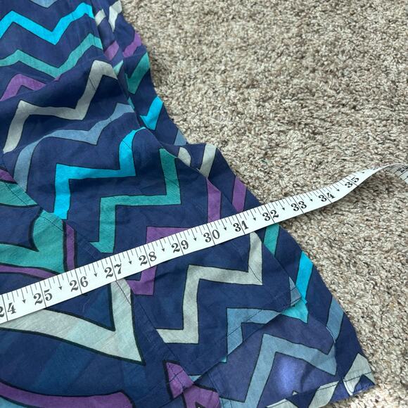 Gretchen Scott Women’s Cowl Neck Geometric Tunic Top Artsy Art2wear Purple XXL - Picture 5 of 11